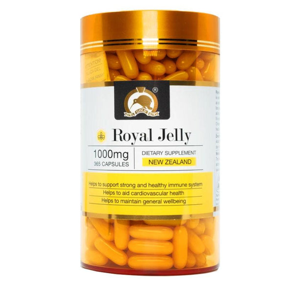 Kiwi Gold Kiwi Royal Jelly 1000mg 365 Capsules