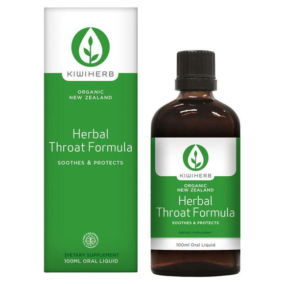 Kiwiherb Herbal Throat Formula 100ml for Adults