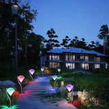 7-Color Changing LED Diamond Solar Stake Lights