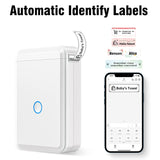 D110 Bluetooth Thermal Inkless Label Maker Machine with Tape