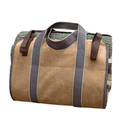 Large Firewood Canvas Log Carrier Bag
