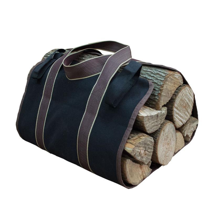Large Firewood Canvas Log Carrier Bag