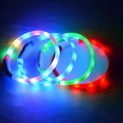Led Usb Pet Dog Luminous Flashing Glow Glowing Night Collar