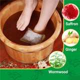 Ginger Foot Soak Leg Slimming Foot Bath Foot Reflexology Spa Relax Massage (12PCS)