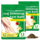 Ginger Foot Soak Leg Slimming Foot Bath Foot Reflexology Spa Relax Massage (12PCS)