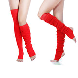 Women's Leg Warmers Fancy Dress 80s Dance Party Rave Clubbing Knitted Socks