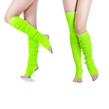 Women's Leg Warmers Fancy Dress 80s Dance Party Rave Clubbing Knitted Socks