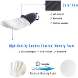 Lumbar Support Memory Foam Pillow for Office Chair Car Seat Desk Chairs