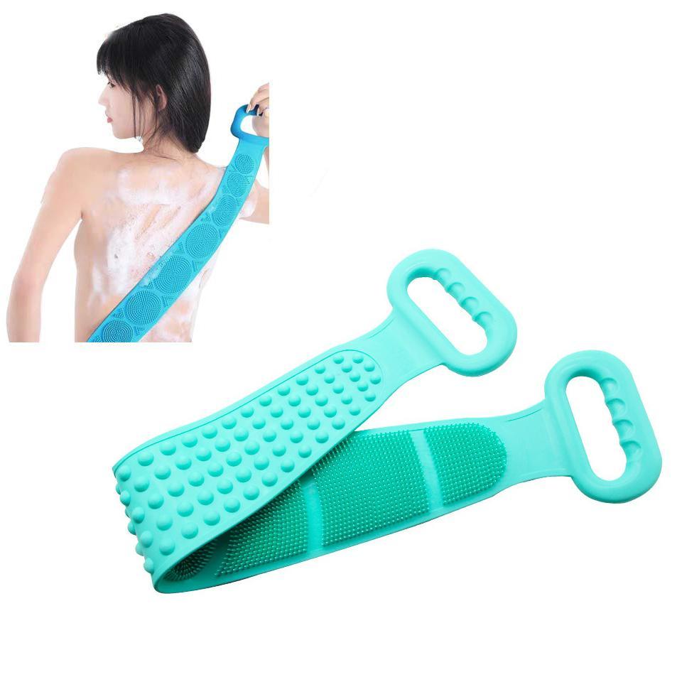 Magic Silicone Bath Brush Body Back Scrubber Shower Towels