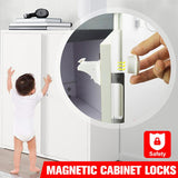 Magnetic Drawer Latch Cabinet Door Lock Limiter Security Locks