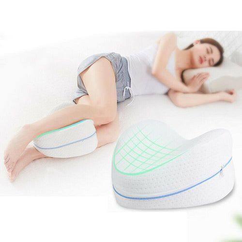 Slow Rebound Memory Foam Leg Pillow, Pregnancy Side Sleeping Leg Rest  Cushion, Heart-shaped Leg Support