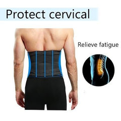 Men's Waist Trainer Lower Lumbar Back Support Belt