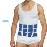 Mens Body Shaper Slimming Shirt Compression Tank Vest