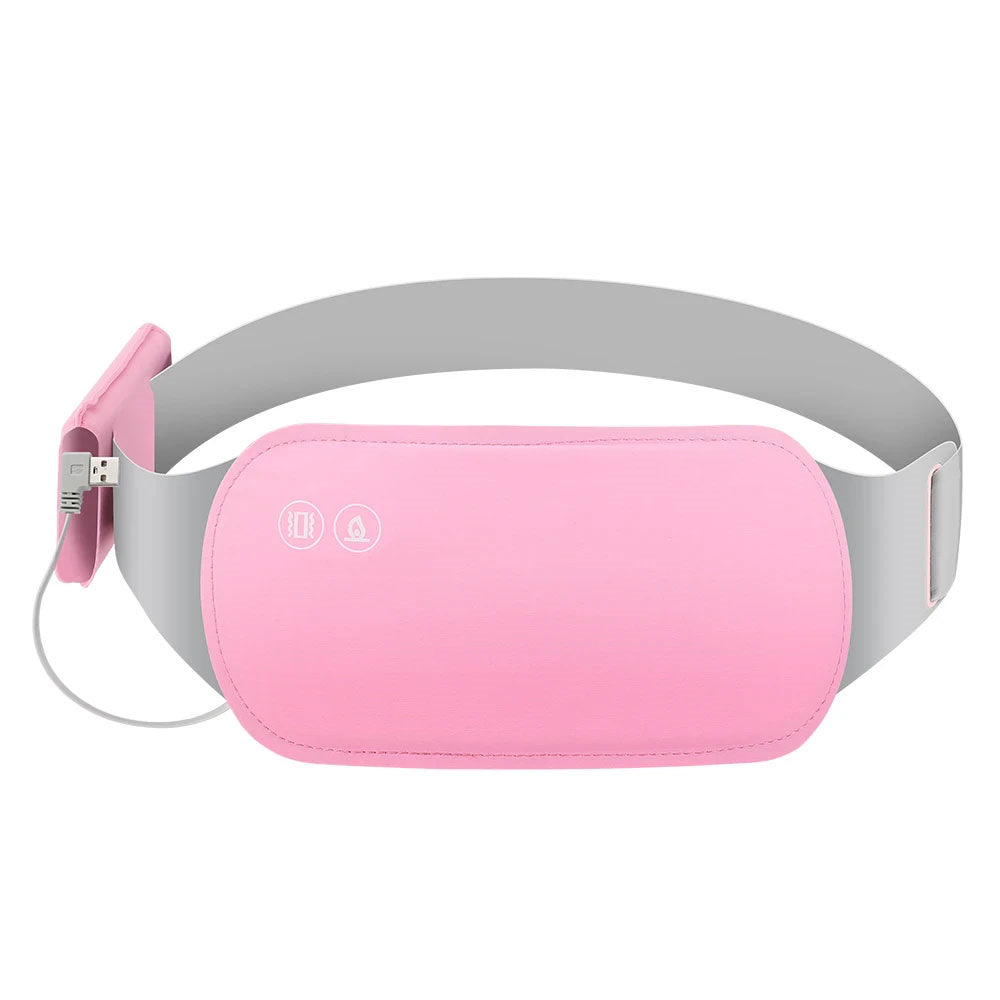 Menstrual Heating Massage Pad Heated Waist Belt Belly Back Pain Relief for Girls Women