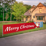 Merry Christmas Outdoor Large Banner Hanging Ornaments 300x50cm