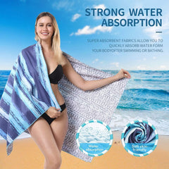 160x 80cm Microfiber Beach Travel Pool Towel