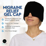 Migraine Relief Ice Head Wrap Headache Hat Cold Therapy Cap Eye Mask