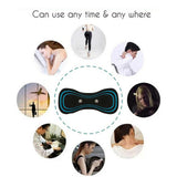 Mini Electric EMS Neck Back Massager Cervical Stimulator