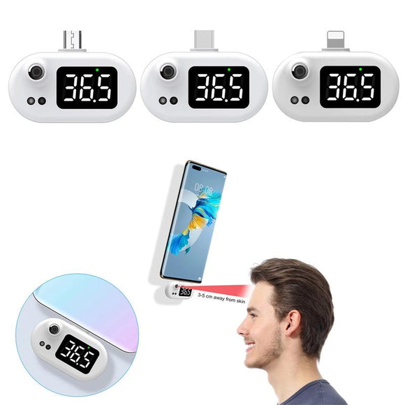 Mini USB Non-Contact Digital LED Forehead Thermometer