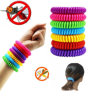 Mosquito Repellent Spiral Wristbands for Kids Adults & Pets