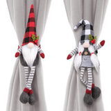 Mr and Mrs Gnome Curtain Tiebacks Holder Buckle Christmas Ornaments Decorations