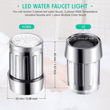 Multi-Colour Changing LED Light Water Faucet Tap