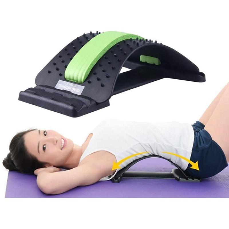 Multi-Level Back Stretching Massager Lumbar Back Support