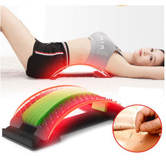 Multi-Level Back Stretching Massager Lumbar Back Support