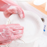 Multi-purpose Magic Silicone Dish Washing Scrubber Cleaning Gloves