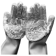 Multi-purpose Magic Silicone Dish Washing Scrubber Cleaning Gloves