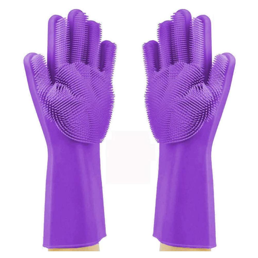 Multi-purpose Magic Silicone Dish Washing Scrubber Cleaning Gloves