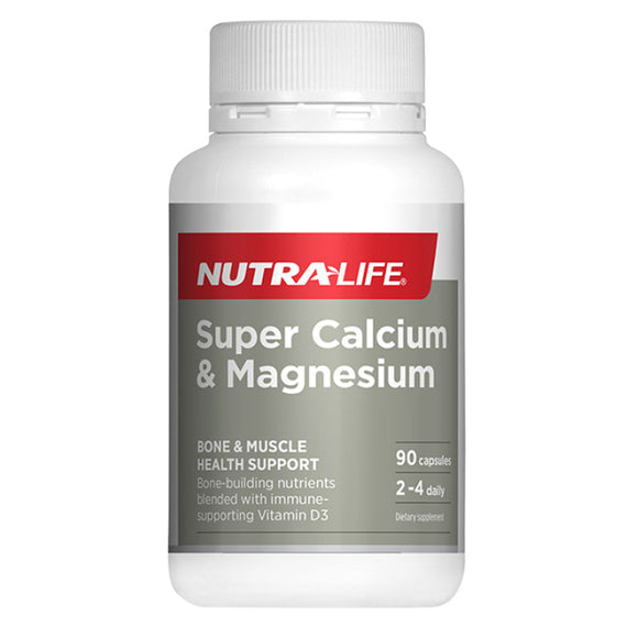 NUTRA-LIFE Super Calcium & Magnesium 90 Capsules