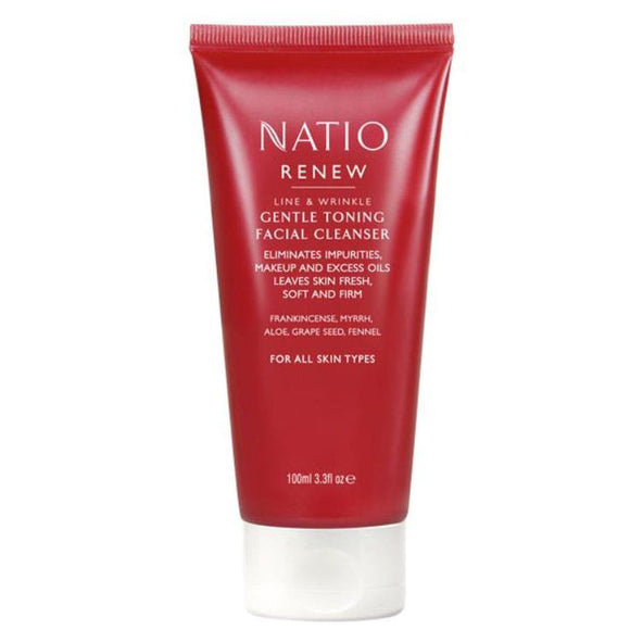 Natio Renew Line & Wrinkle Centle Toning Facial Cleanser 100ml