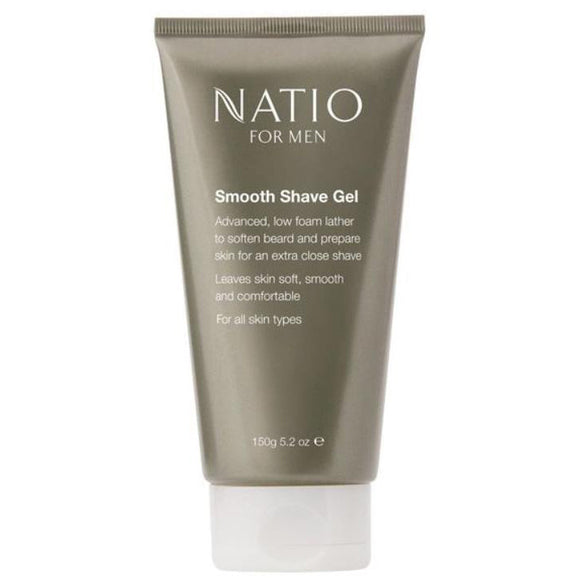 Natio Smooth Shave Gel for Men 150g