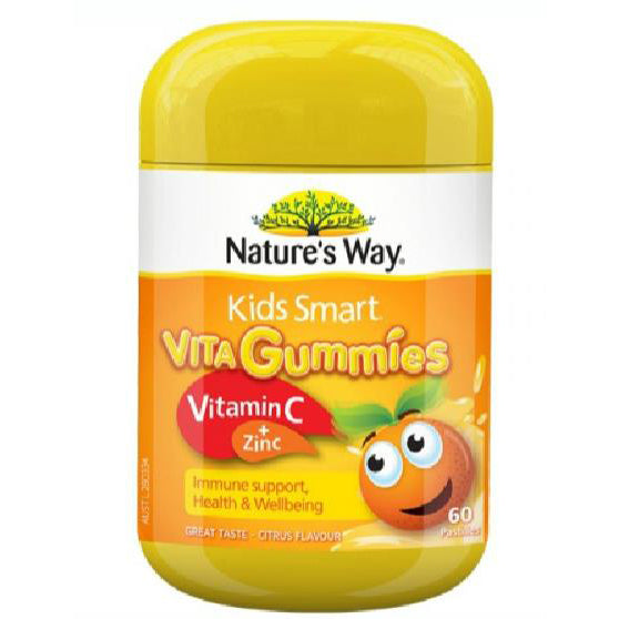 Nature's Way Kids Smart Vita Gummies Vitamin C + Zinc 60 Pastilles