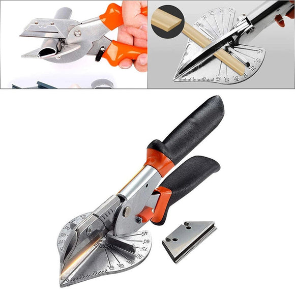 Non-Slip Handle 45-135 Degree Miter Snips Shears Cutting Tool