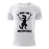 Funny Video Game T-Shirt Now I Am Unstoppable Graphic Novelty Summer Tee