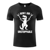 Funny Video Game T-Shirt Now I Am Unstoppable Graphic Novelty Summer Tee