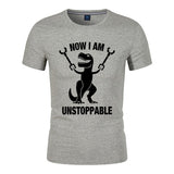 Funny Video Game T-Shirt Now I Am Unstoppable Graphic Novelty Summer Tee