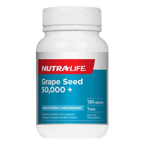 Nutra-Life Grape Seed 50000 - 120 Capsules