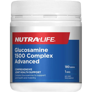 Nutra-Life Glucosamine 1500 Complex Advanced - 180 Tablets