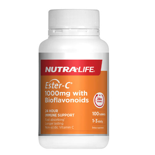 Nutra-life Ester-C 1000mg + Bioflavonoids 100 Tablets