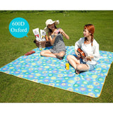 Outdoor Beach Oxford Blanket Waterproof Picnic Blankets Mats
