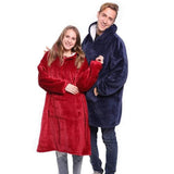 Oversized Winter Hoodie Fleece Warm Sweatshirts Blanket