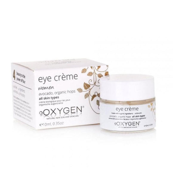 Oxygen Organic Eye Creme For All Skin Types 10ml
