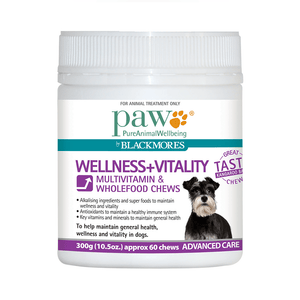 PAW Blackmores Wellness And Vitality Chews 300g