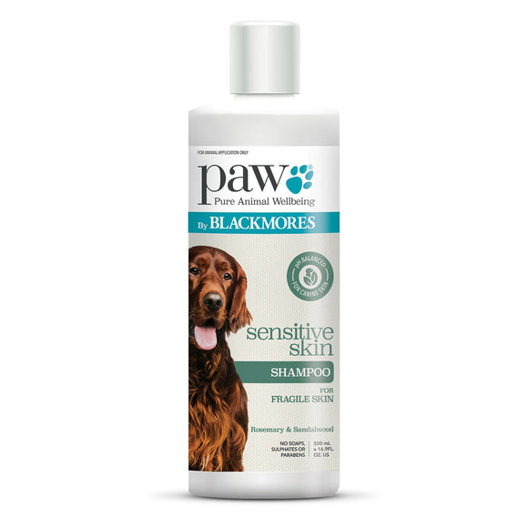 PAW By Blackmores Shampoo For Sensitive Skin Dogs 500ml