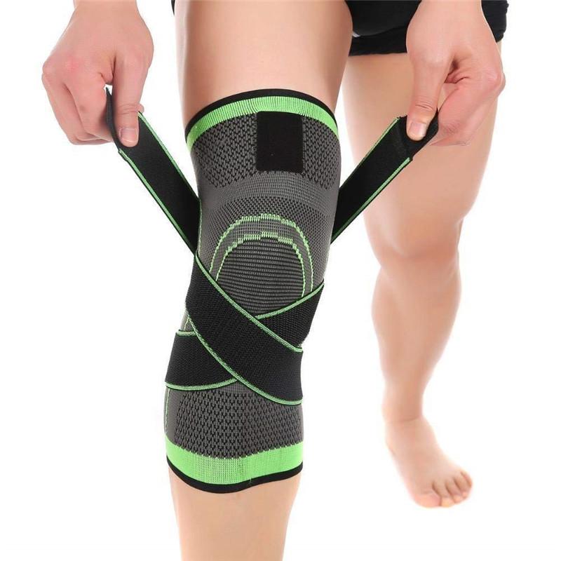 Knee Brace Knee Compression Sleeve Joint Support with Straps
