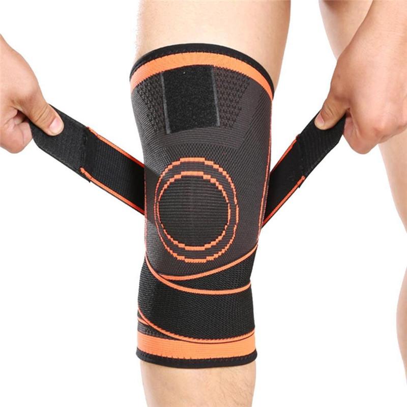 Knee Brace Knee Compression Sleeve Joint Support with Straps