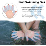 2 Pair of Silicone Swimming Hand Webbed Gloves for Men Women Kids